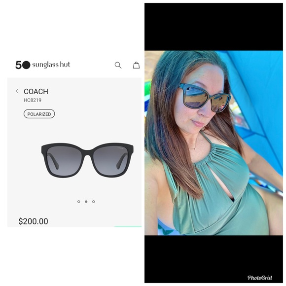 Coach Accessories - Coach black women’s sunglasses POLARIZED